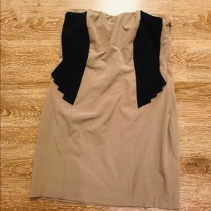 Forever21 Strapless side zip dress